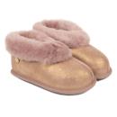 Childrens Classic Sheepskin Slippers Blush Sparkle Extra Image 4 Preview